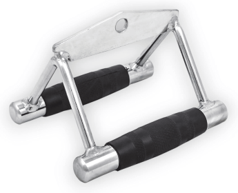 Heavy Duty Gym V Bar Grip Steel Pull Down Cable Attachment