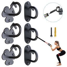 6pcs wall-mounted anchor anchors for resistance bands